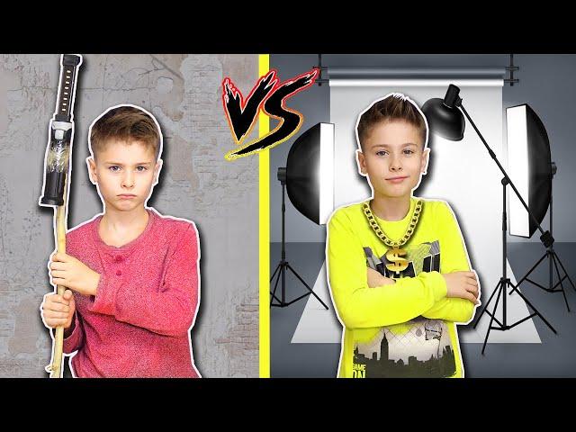 Богатый БЛОГЕР VS Бедный ! БАБУШКА придумала Серёже новый Клип / Fast Sergey