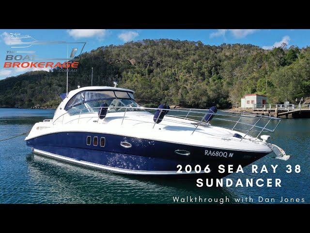 2006 Sea Ray 38 Sundancer - Walkthrough with Dan Jones