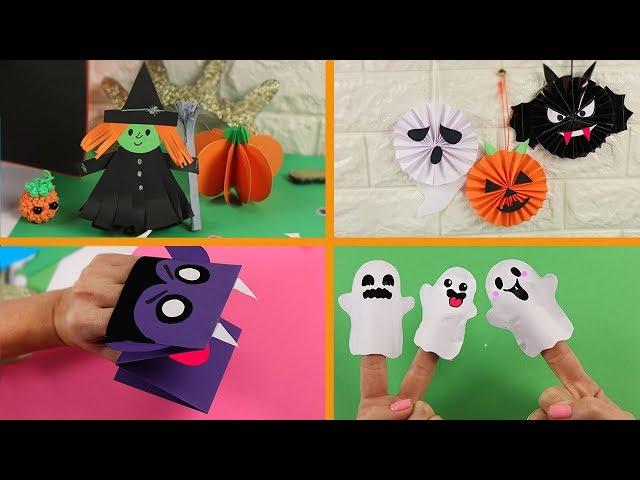 Halloween Crafts for children  on paper