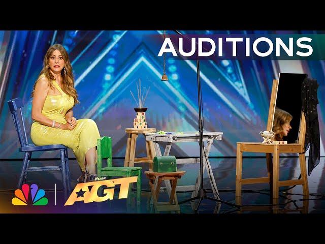 INVISIBLE Magician Olive FREAKS OUT The Judges! | Auditions | AGT 2024