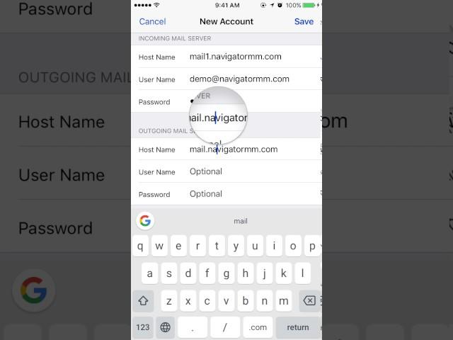 Email Setup on iPhone and iPad (POP3 or IMAP)