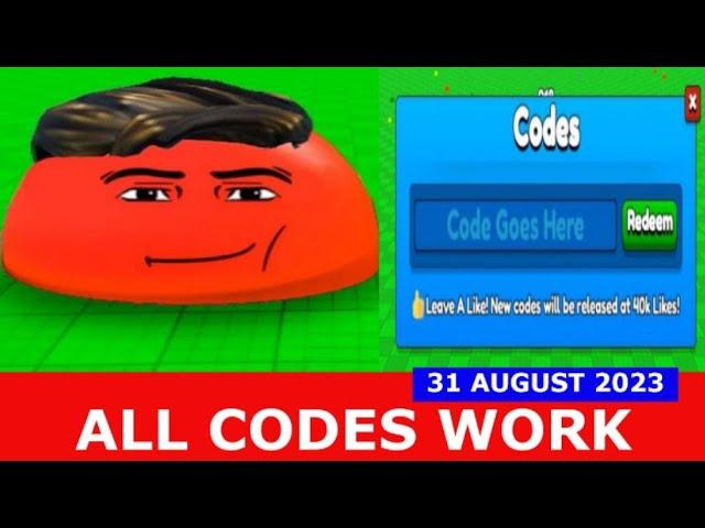 *ALL CODES WORK* Eat Blobs Simulator ROBLOX | August 31, 2023