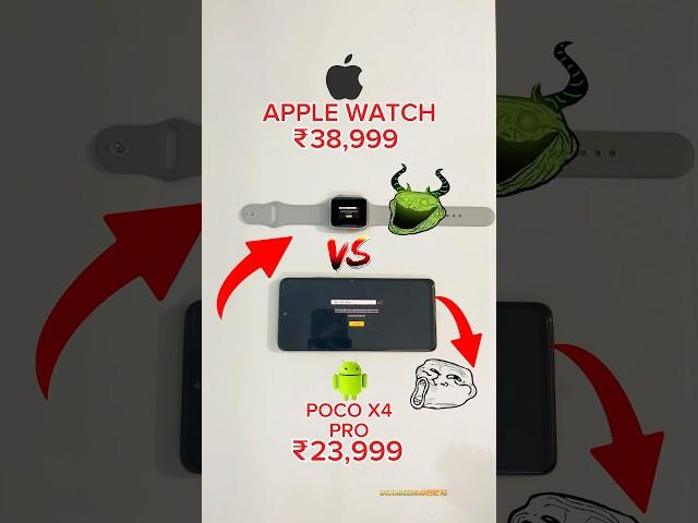 POCO X4 PRO vs iWATCH - FREEFIRE TEST #freefire #watch #pocox4pro #smartwatch #pocox6pro #iphone15