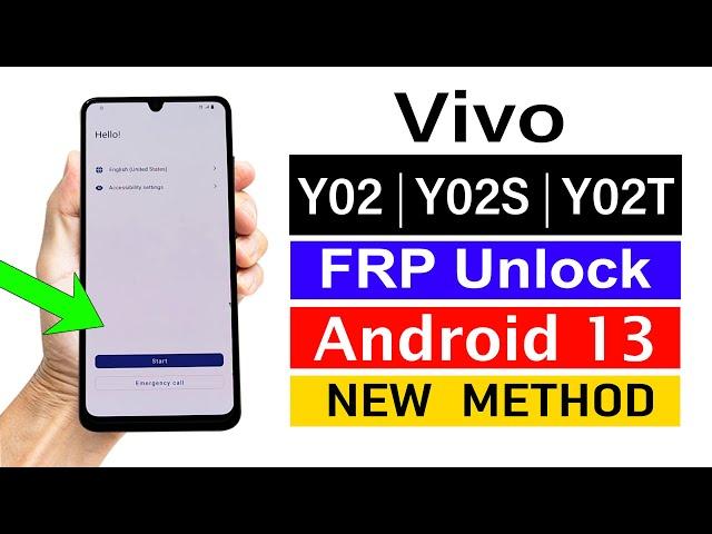 VIVO Y02/Y02S/Y02T : Gmail Account Unlock - Android 13 (NEW METHOD) | Without pc