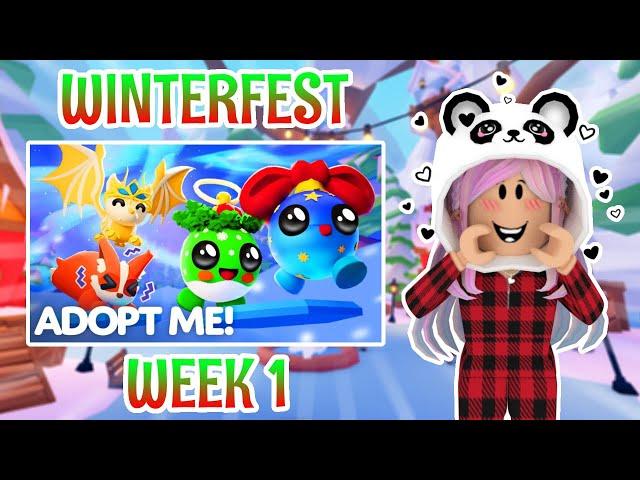 Exploring Week 1 of Winterfest in Adopt Me! 