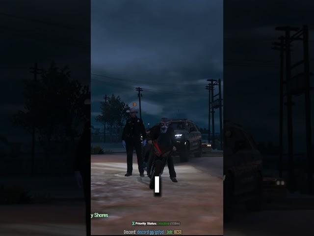 beat 2 cops!  #gta #fivemtrolling #gaming #fivemtroll #gtaonline #gtarp #gtav #omg #funny