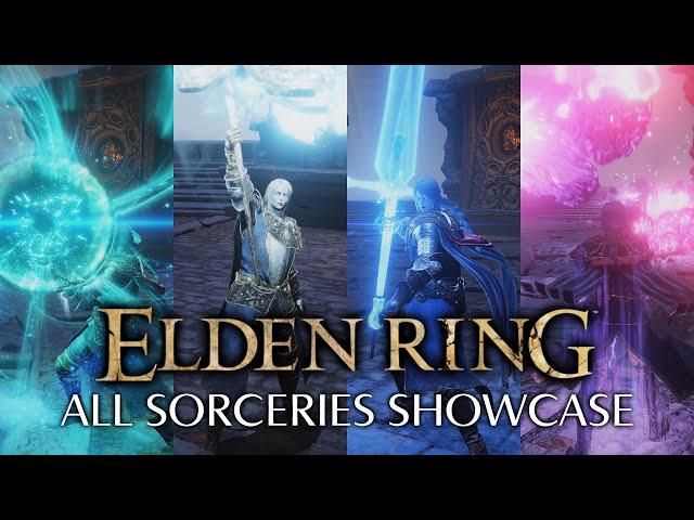 ELDEN RING: All Sorceries Showcase (Legendary Sorceries Trophy/Achievement) - Every Sorcery Gameplay