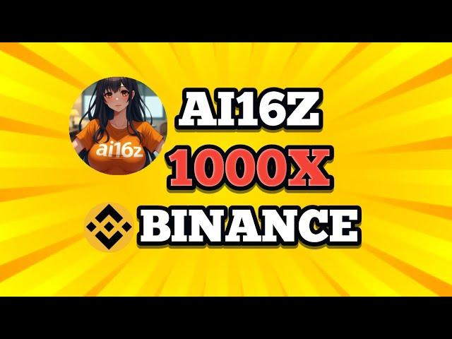 (AI16Z COIN) PRICE PREDICTION || BINANCE LISTING || 1000X POTENTIAL ???