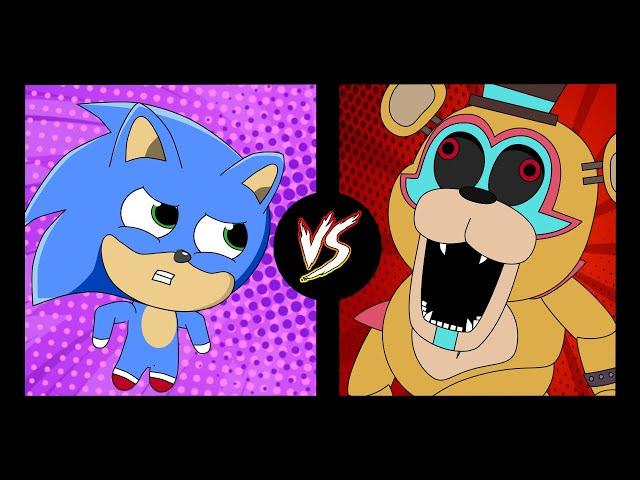 СОНИК VS ФНАФ ФРЕДДИ | SONIC THE HEDGEHOG VS FNAF FREDDY