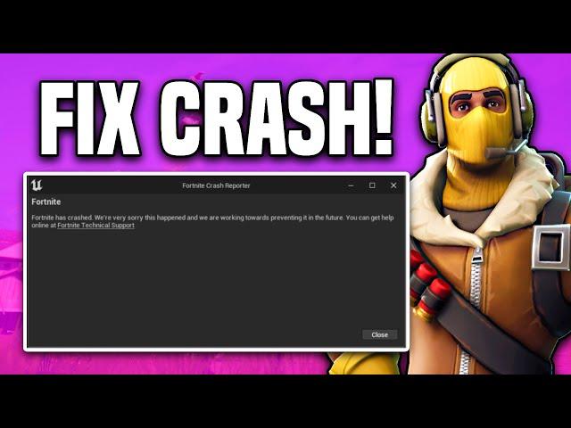 How to Fix Fortnite Crash on PC (2024) - Full Guide