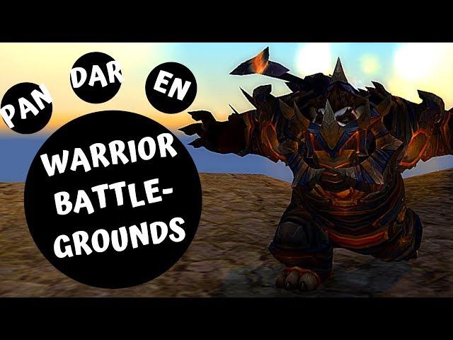 A Pandaren Warrior Enters The Battlegrounds