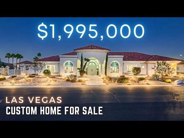 Stunning $2M Remodeled 1-Story Luxury Home for Sale on 0.59 Acres in Las Vegas, NV | 4,276 sqft.