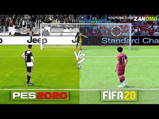 FIFA 20 vs PES 2020 Official Gameplay Comparison