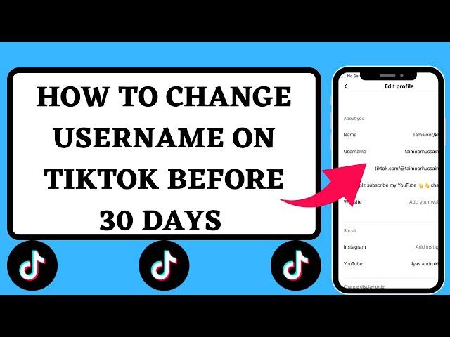 Fixed  HOW TO CHANGE TIKTOK USERNAME BEFORE 30 DAYS ON IPHONE || NEW UPDATE || iOS 17 || 2023