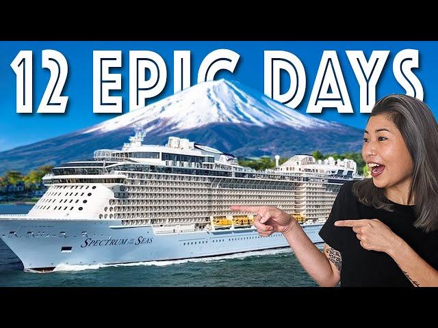 12 EPIC Days onboard Asia's LARGEST Cruise Ship! Singapore to Japan full tour!