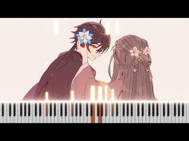 「Lovers' Oath」FULL Genshin Impact OST [SYNTHESIA] Piano Cover + Sheets!