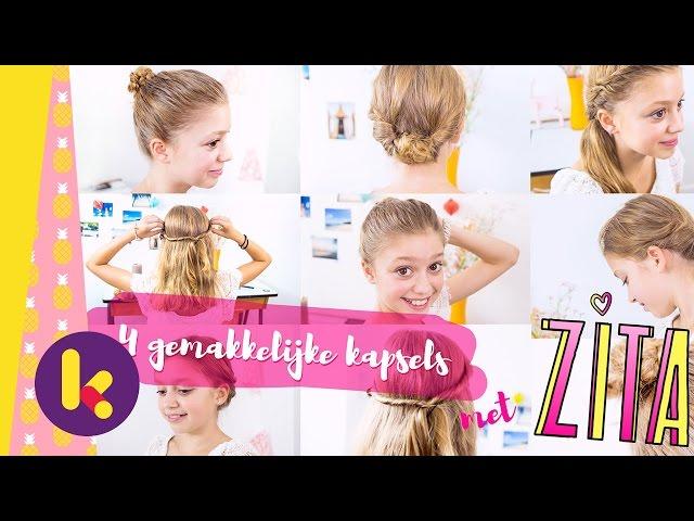 Back to school / 4 gemakkelijke kapsels voor school met Zita