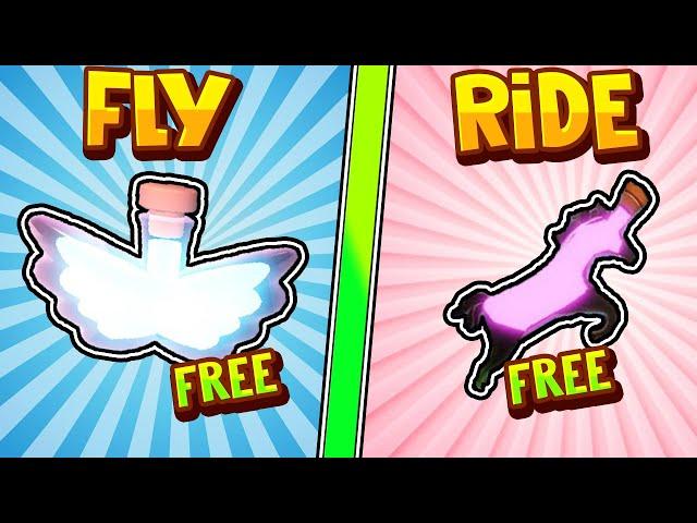 "HOW TO GET FREE FLY AND RIDE POTIONS IN ADOPT ME!!" Unlimited Potion Hacks New Years 2025 (Roblox)