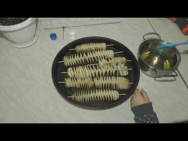 how to make spiral potato