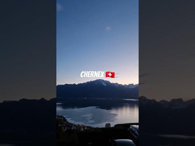 Sunset in Chernex (Montreux)