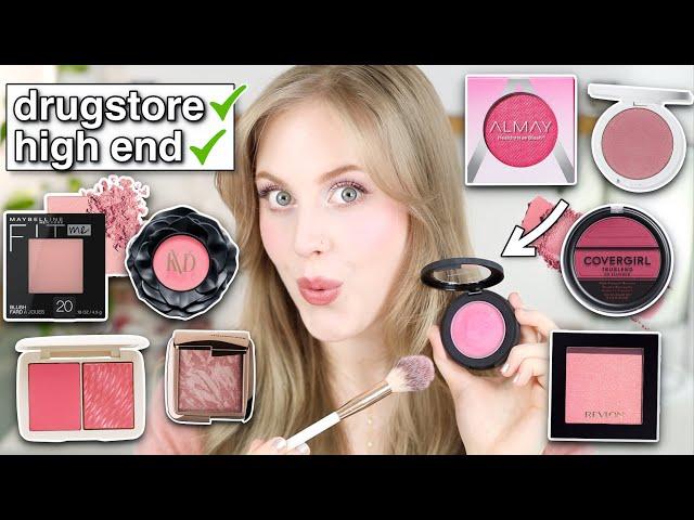 Top Favorite COOL TONED Blushes! Pale Skin Friendly, Drugstore & High End