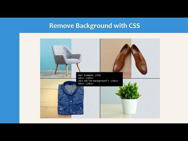 Remove Background With HTML and CSS