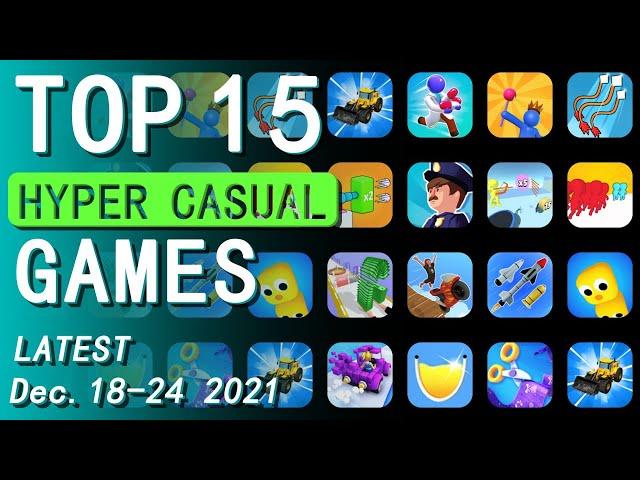 Top 15 NEW Hyper Casual Game Ideas (Dec.18 - 24, 2021) | New Games Daily