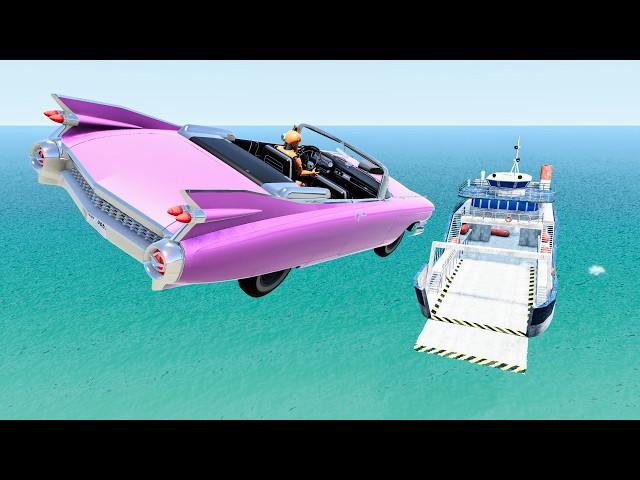 Epic High Speed Car Jumps #296 – BeamNG Drive | CrashBoomPunk