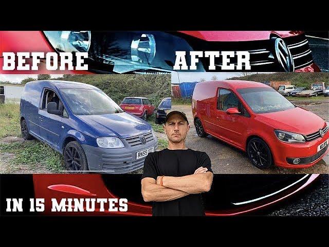 Vw caddy 2k - full build  - 15 minutes (epic)