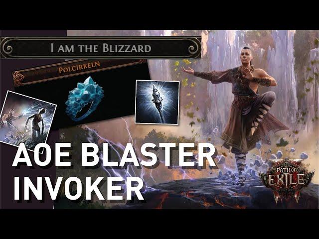 I AM THE BLIZZARD...【AOE Blaster Invoker】Melts all content in EZ MODE! PoE 2