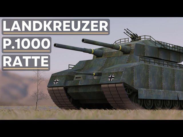 The P.1000 Ratte - Germany's Colossal Mega Tank