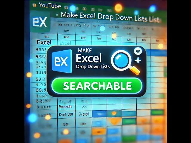 EXPERT TRICK Makes Excel Drop Down Lists SEARCHABLE!