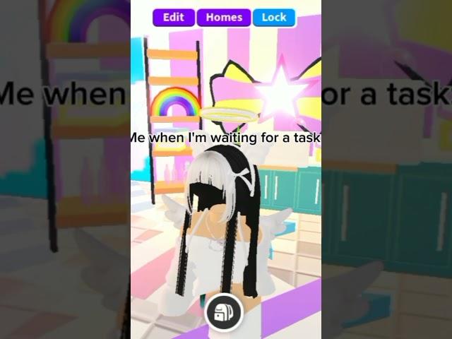 POV:ur waiting for a task // #roblox #adoptme #adoptmechannel