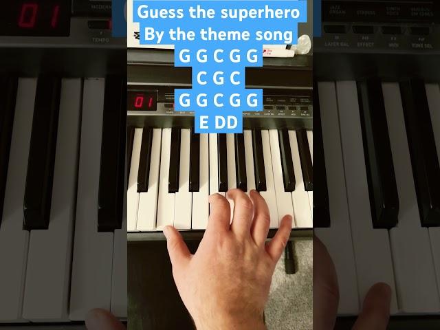 Marvel or DC? #piano #pianolessons