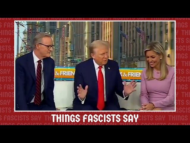 Things Fascists Say: Media Control