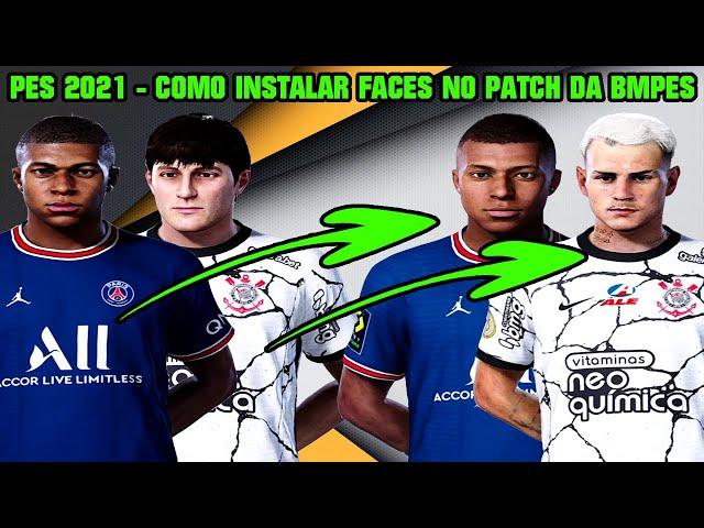 PES 2021 - COMO INSTALAR FACES NO PATCH DA BMPES (FUNIONA EM QUALQUER VERSÃO) VIA SIDER