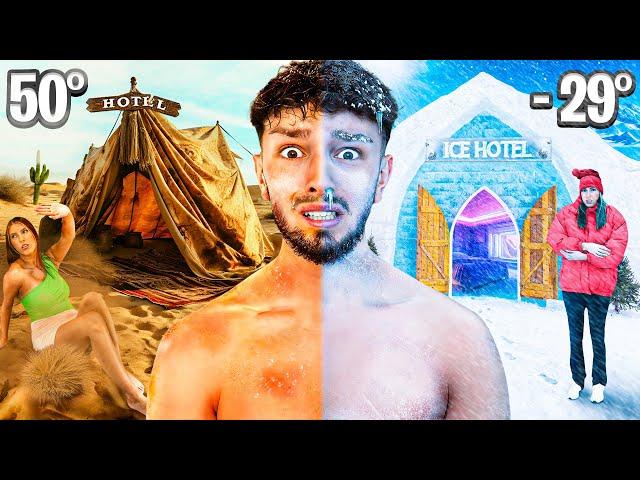 HOTTEST vs COLDEST Hotel - Challenge