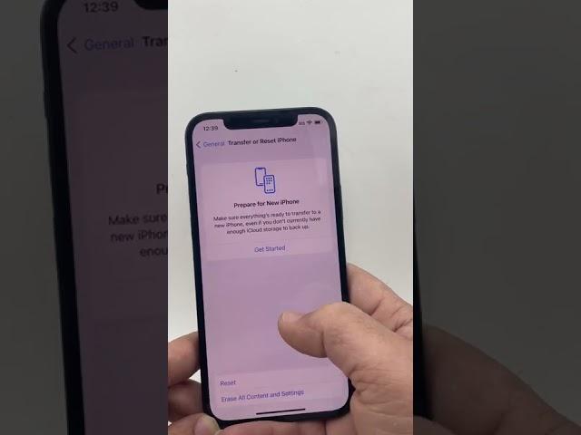 How To Erase/ Wipe out Your iPhone before selling it #short #shorts #shorts