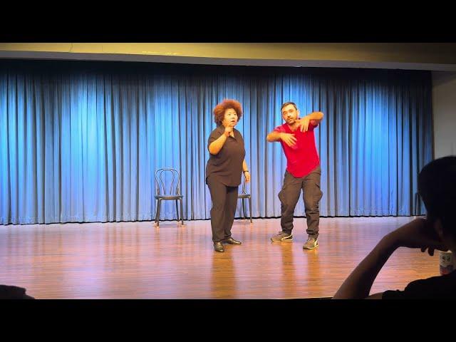 Hellena’s improv show with Miguel