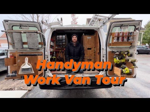 Handyman Work Van Tour 2023