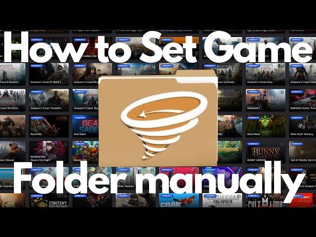 HOW TO SET A FOLDER MANUALLY IN VORTEX MOD MANAGER