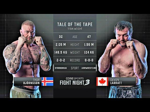 Бой Ларратт против Бьёрнссона.  LARRATT vs BJORNSSON