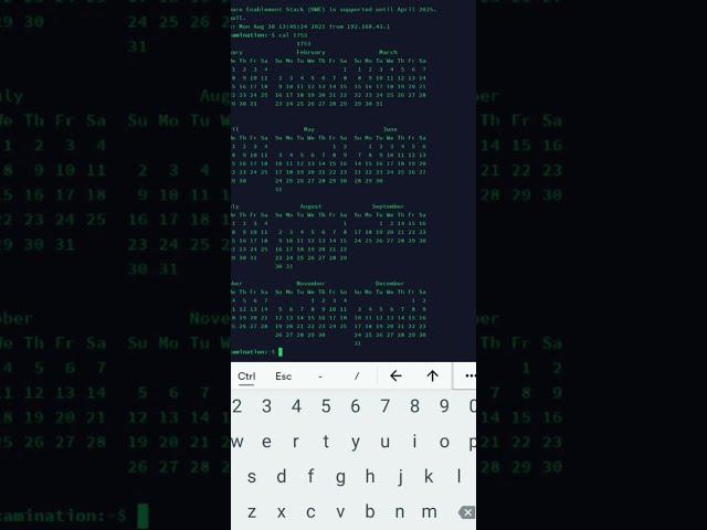 Linux has a memory of missing 11 days