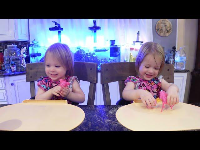 Twins try peppermint bark