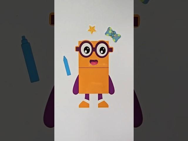 Double the fun with Numberblocks Two! 🟧🟧#numberblocks #fun #learningwithfun  #kidseducation #shorts