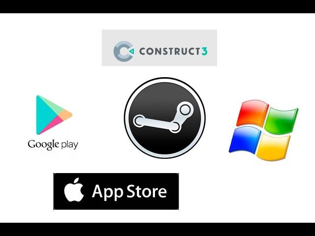 Экспортируем игру: android, ios, html5, windows. Construct