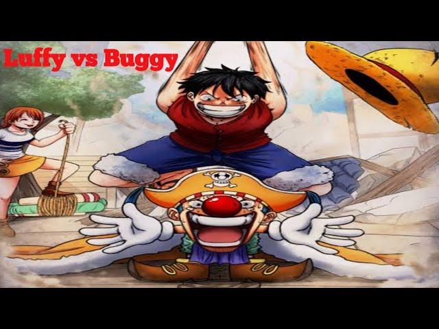 Captain Luffy vs Captain Buggy Full Fight!