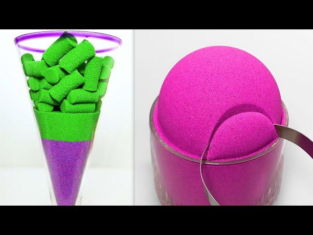 Very Satisfying and Relaxing Compilation 304 Kinetic Sand ASMR