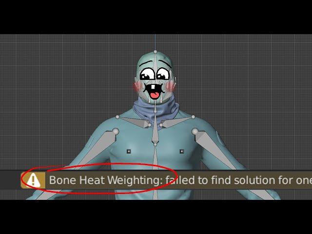 A few solutions: Bone Heat Weighting error in Blender