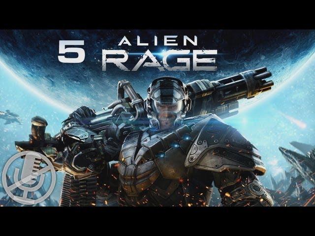 Alien Rage Прохождение На "Жестокой" Сложности #5 — Спасение